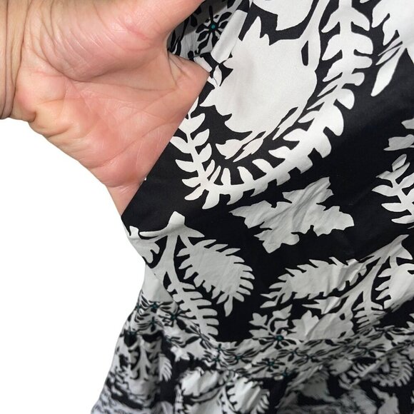 Diane Von Furstenberg Womens Dress Size Large White Floral Tessa Maxi New - Picture 3 of 9